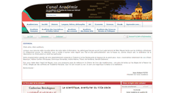 Desktop Screenshot of canalacademie.com